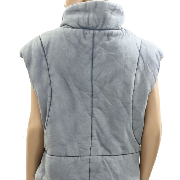 Free People Roll With Us Puffer Vest Jacket Top Quilted Oversized XS NWT 284123 - Picture 5 of 6